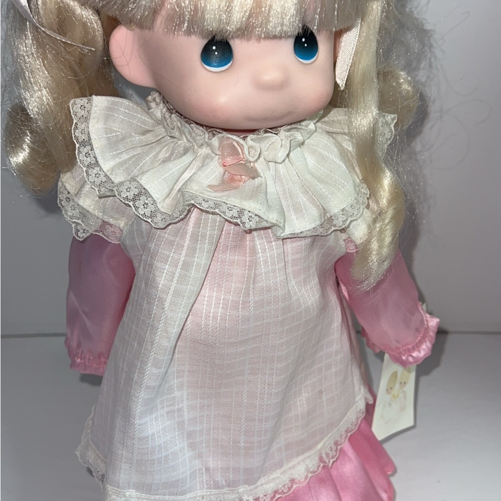 Precious Moments Pink and White Doll